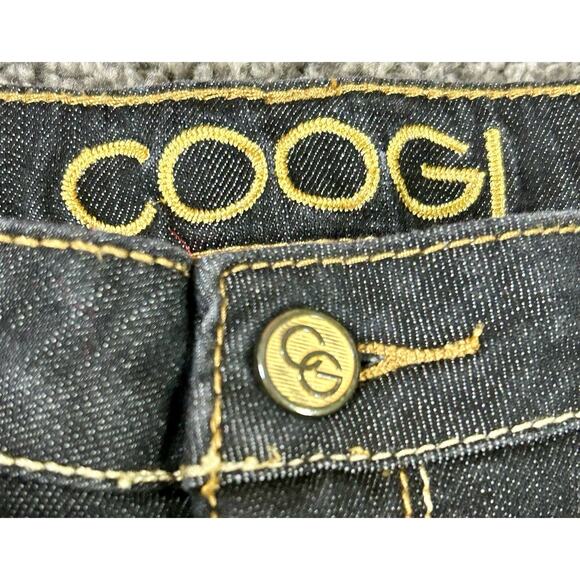 Coogi Embellished Jeans Women's 11/12 Relaxed Embroidered Dark Denim Boot Cut - Picture 5 of 13